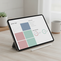 All-in-One Digital Planner displayed on a tablet