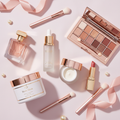 GlowLux Complete Beauty Collection Kit with skincare, makeup and haircare products